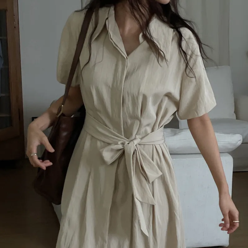 MISS VIGOR Short Sleeved Dress Women's-3