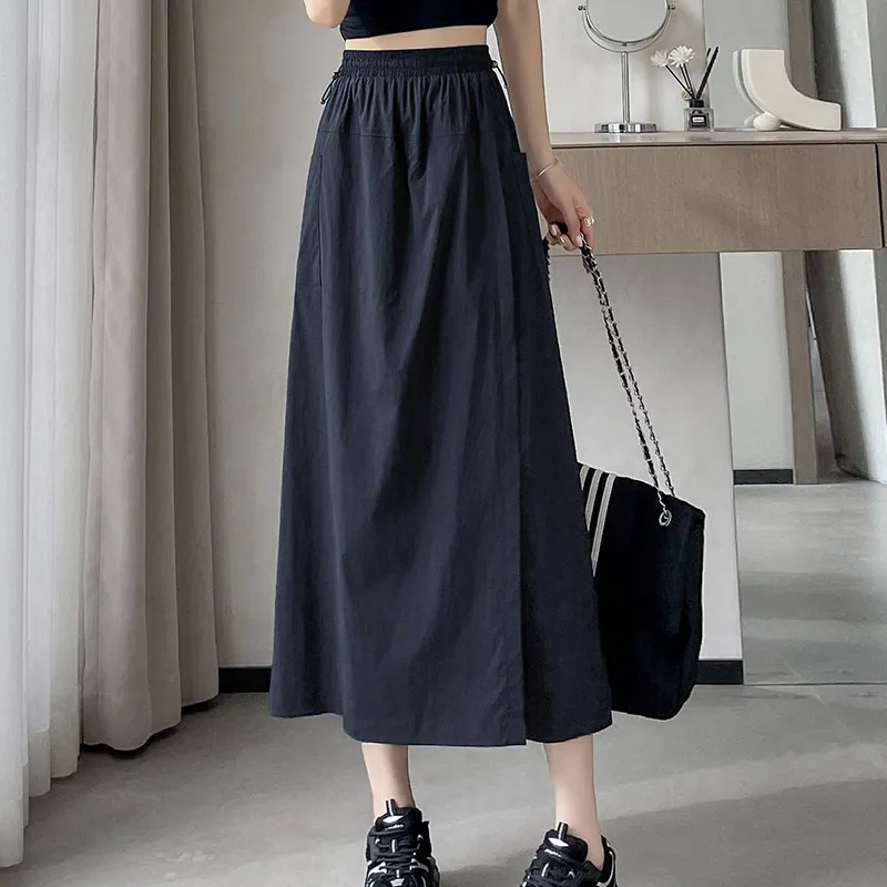 MISS VIGOR Casual Long Skirt Women's-11