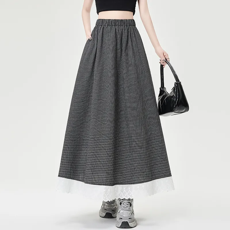 MISS VIGOR Casual Long Skirt Women's-3