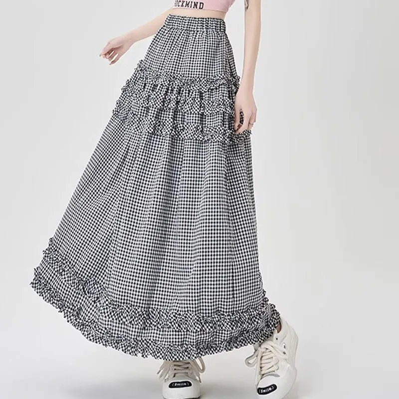 MISS VIGOR Casual Long Skirt Women's-7
