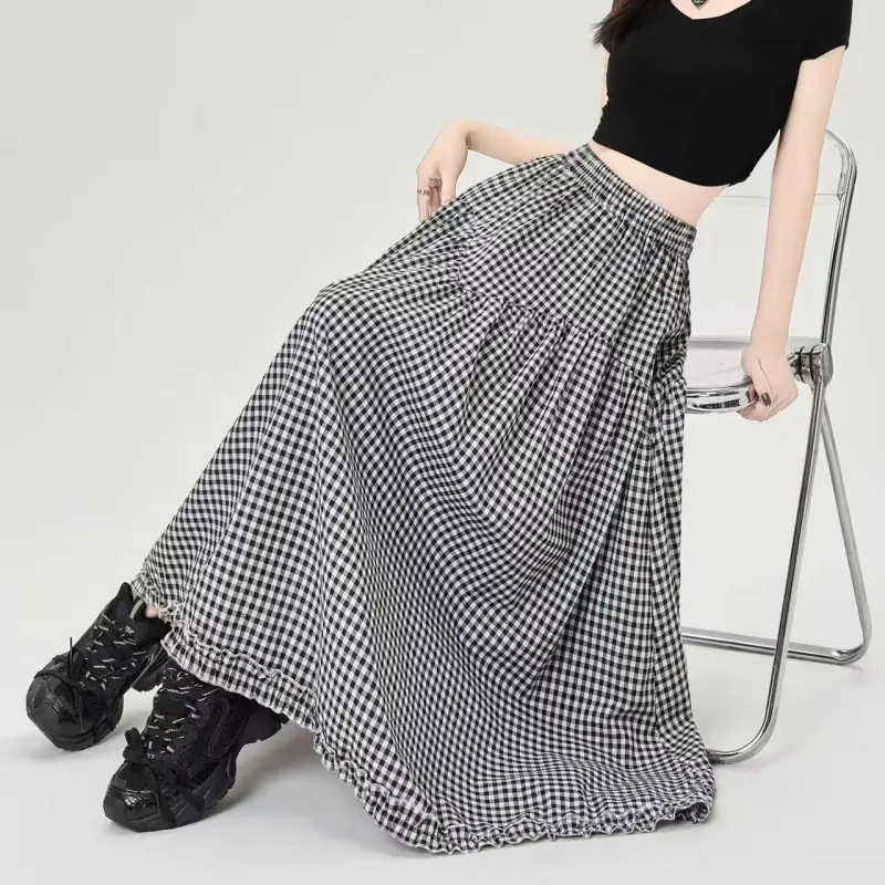 MISS VIGOR Casual Long Skirt Women's-9