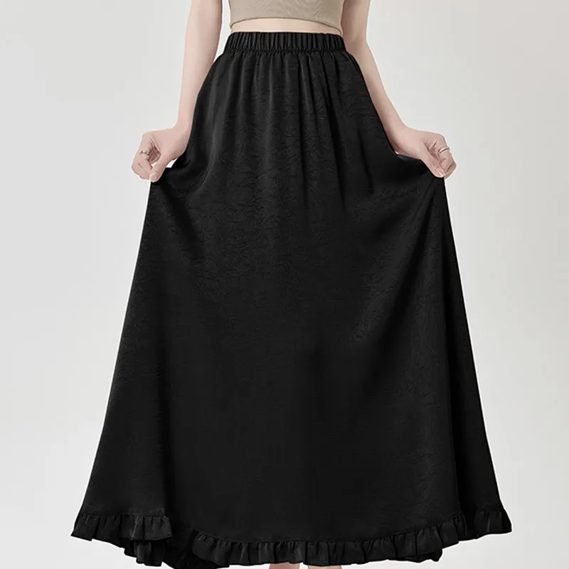 MISS VIGOR Casual Long Skirt Women's-2