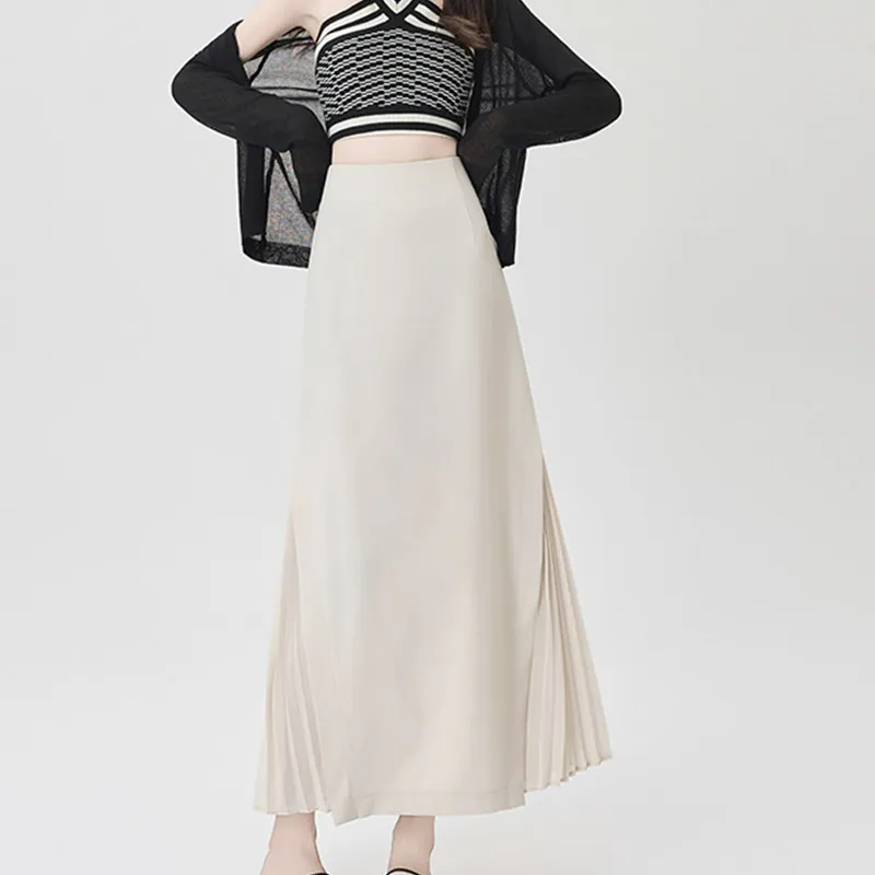MISS VIGOR Casual Long Skirt Women's-11
