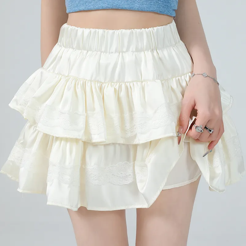 MISS VIGOR Casual Short Skirts Women's-3