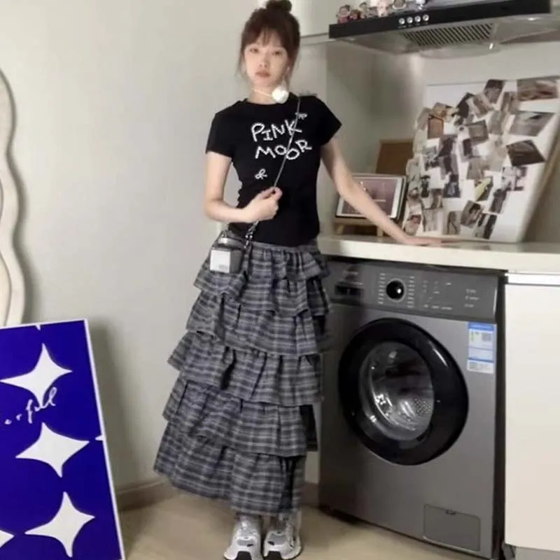 MISS VIGOR Casual Long Skirt Women's-1