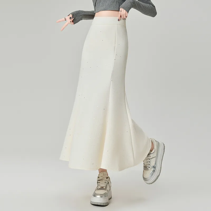 MISS VIGOR Casual Long Skirt Women's-4