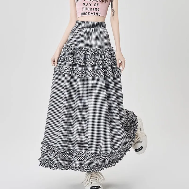 MISS VIGOR Casual Long Skirt Women's-6