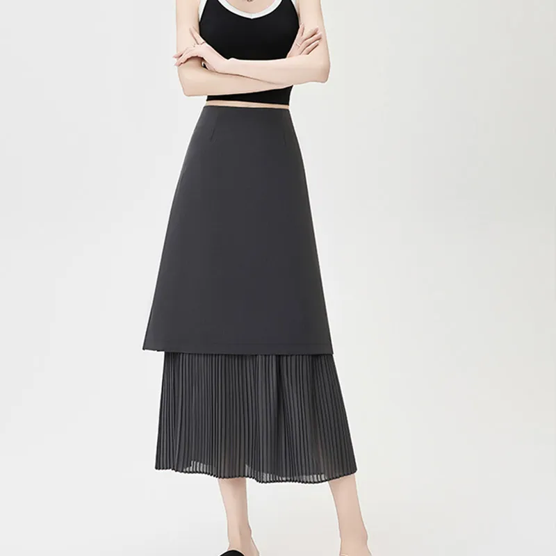 MISS VIGOR Casual Long Skirt Women's-11