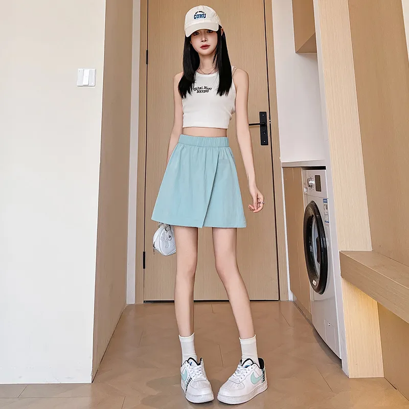 MISS VIGOR Casual Short Skirts Women's-15