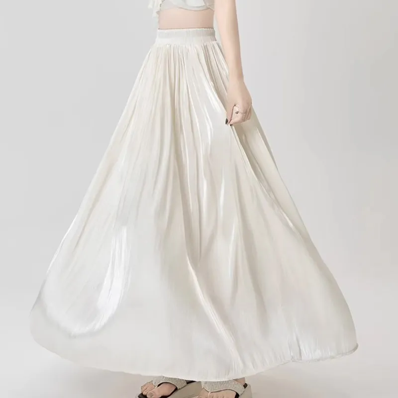 MISS VIGOR Casual Long Skirt Women's-15