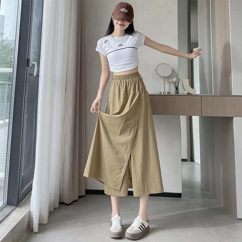 MISS VIGOR Casual Long Skirt Women's-1