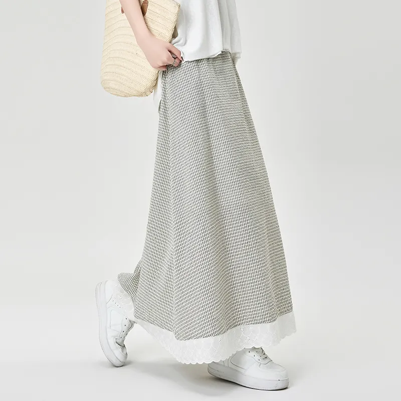 MISS VIGOR Casual Long Skirt Women's-14
