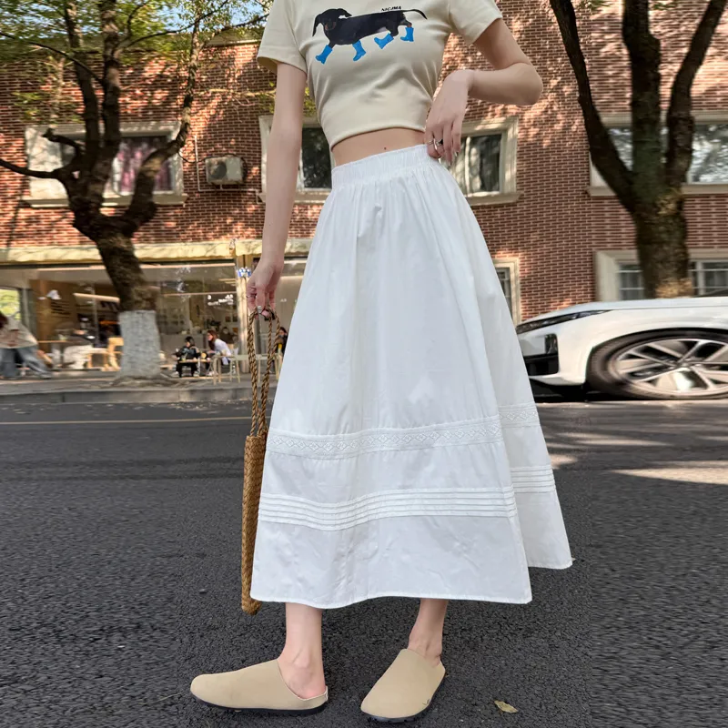 MISS VIGOR Casual Long Skirt Women's-1