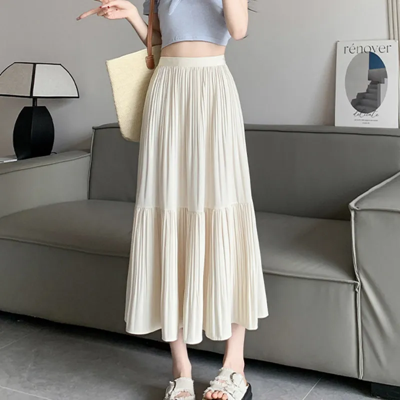 MISS VIGOR Casual Long Skirt Women's-1
