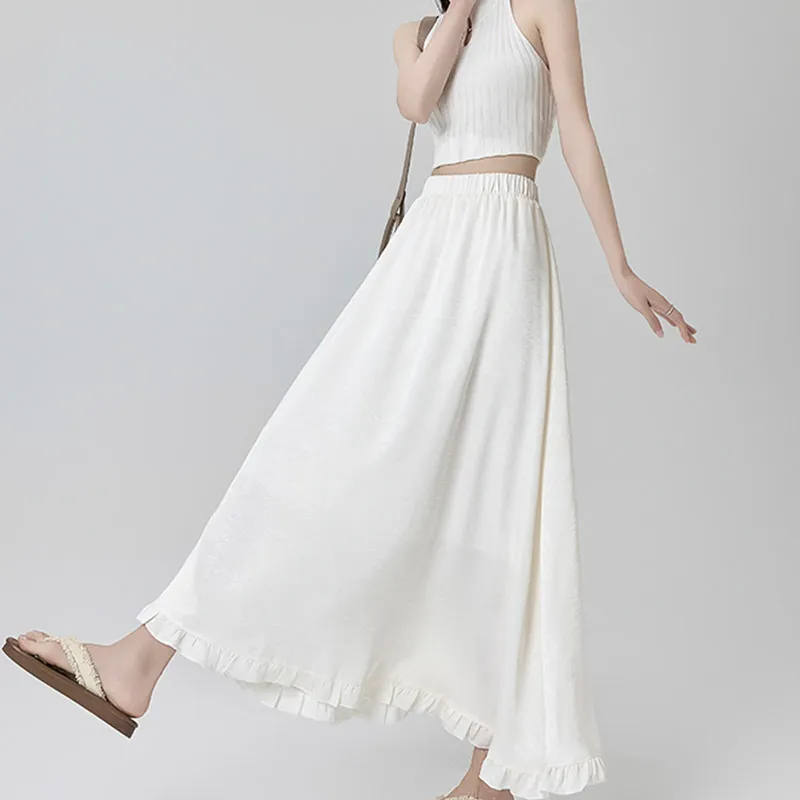 MISS VIGOR Casual Long Skirt Women's-7