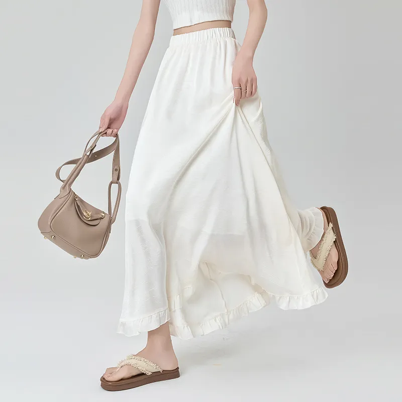 MISS VIGOR Casual Long Skirt Women's-9