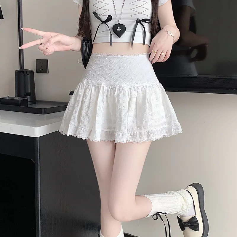 MISS VIGOR Casual Short Skirts Women's-5