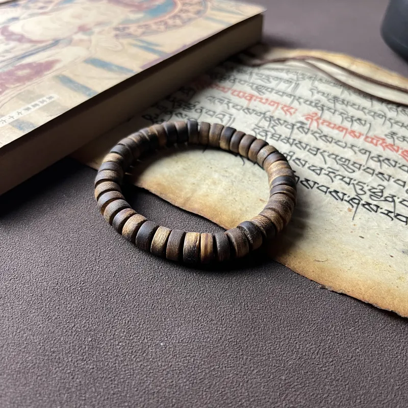 GLMD Agarwood Prosperity Rich Overnight Beaded Bracelet Unisex-4