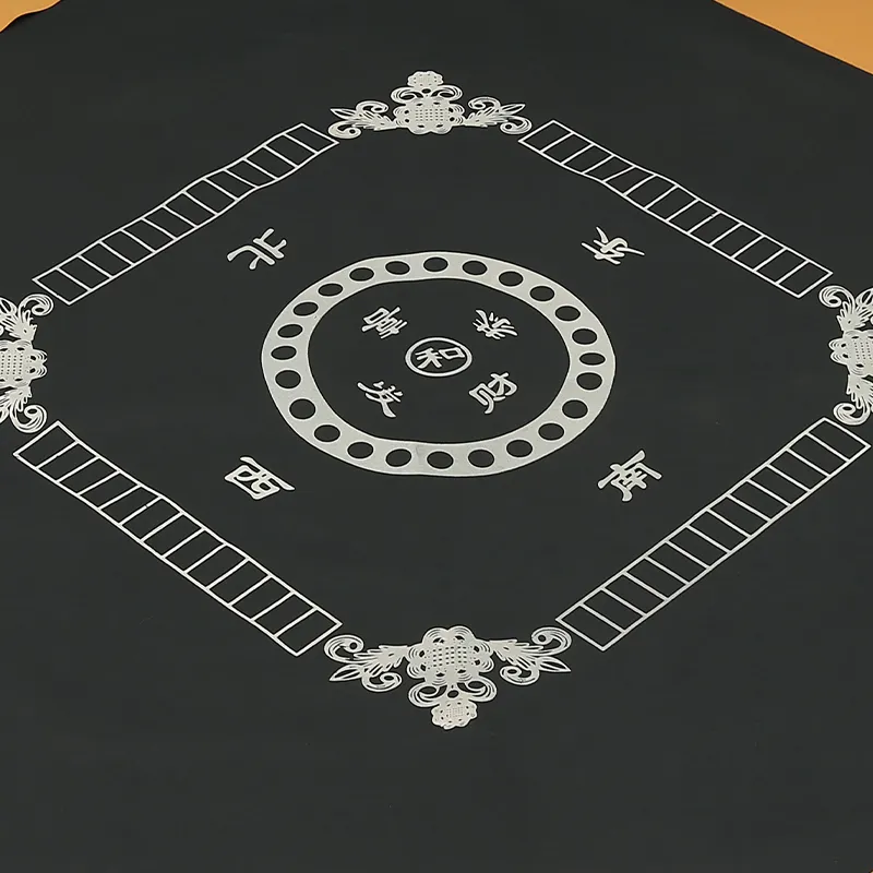 Miao Ji Mahjong Table Cloth Large Size Square Mahjong Mat Thickened Mahjong Cushion Board Games-4