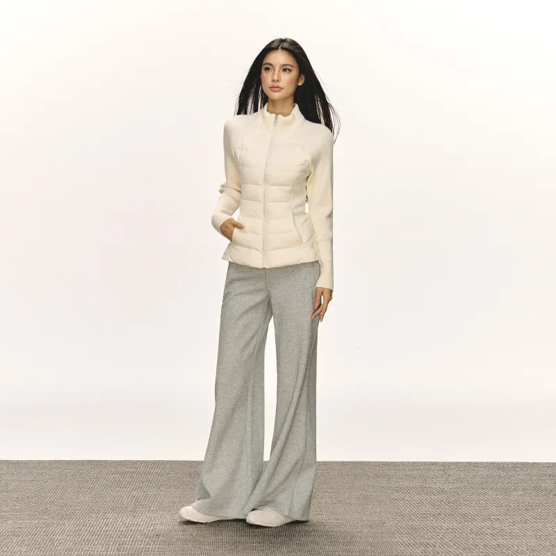 Ariseism Wide Waistband Wide Leg Flared Casual Pants For Women's Spring Long Pants Women's-3