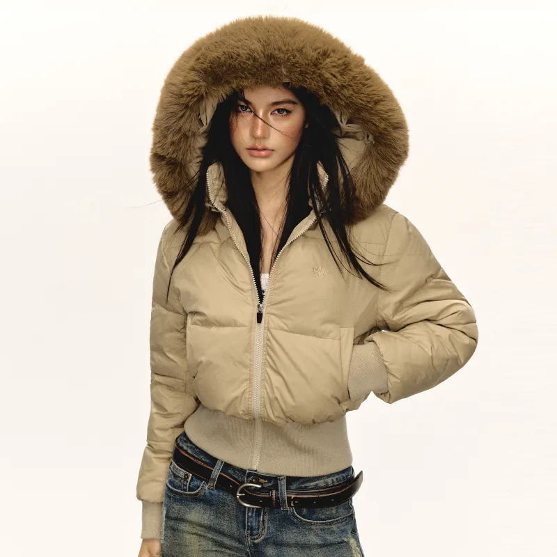 Ariseism Detachable Hooded Puffer Jacket Coat For Women's-Winter Slim Fit Puffer Jacket Women's-2