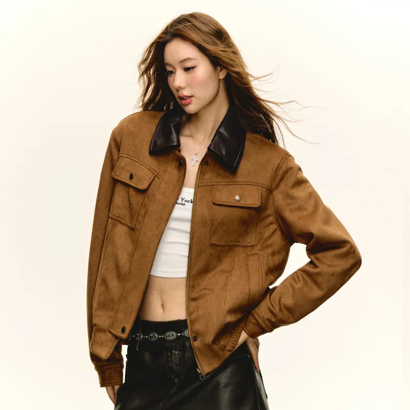Ariseism Jackets Coats Women's Brown-2