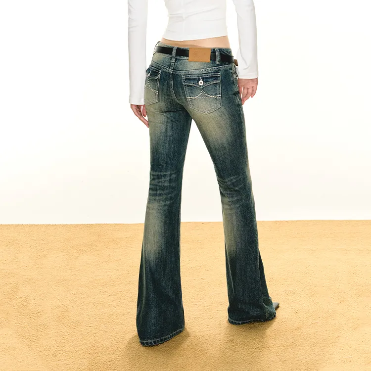 Ariseism Jeans Women's Washed Blue-3
