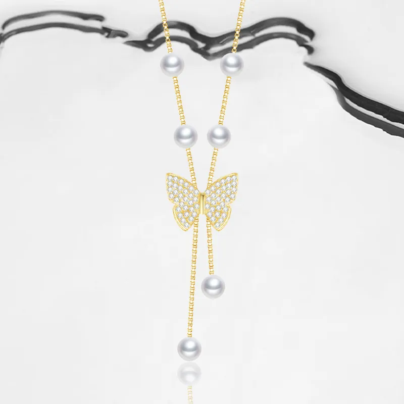 Cuz Strange Intention Zircon Necklaces Women's-1