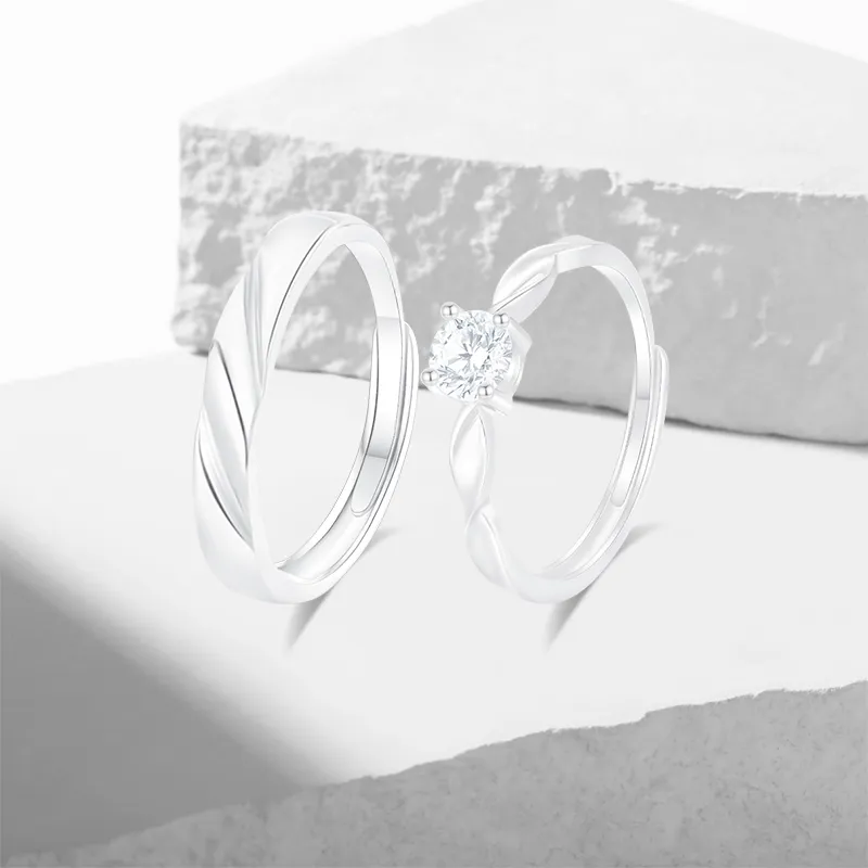 Cuz Strange Intention S999 Fine Silver Rings Unisex-1