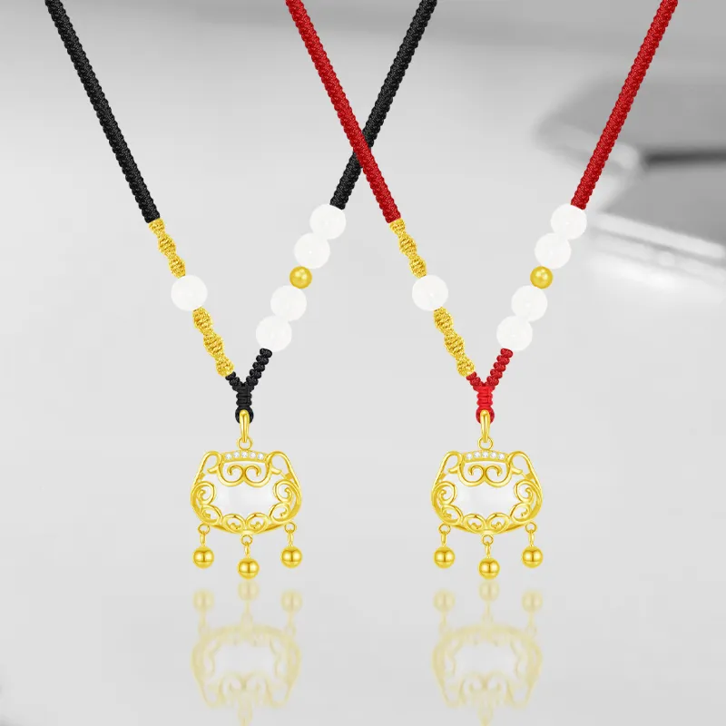 Cuz Strange Intention Agate Necklaces Unisex-4