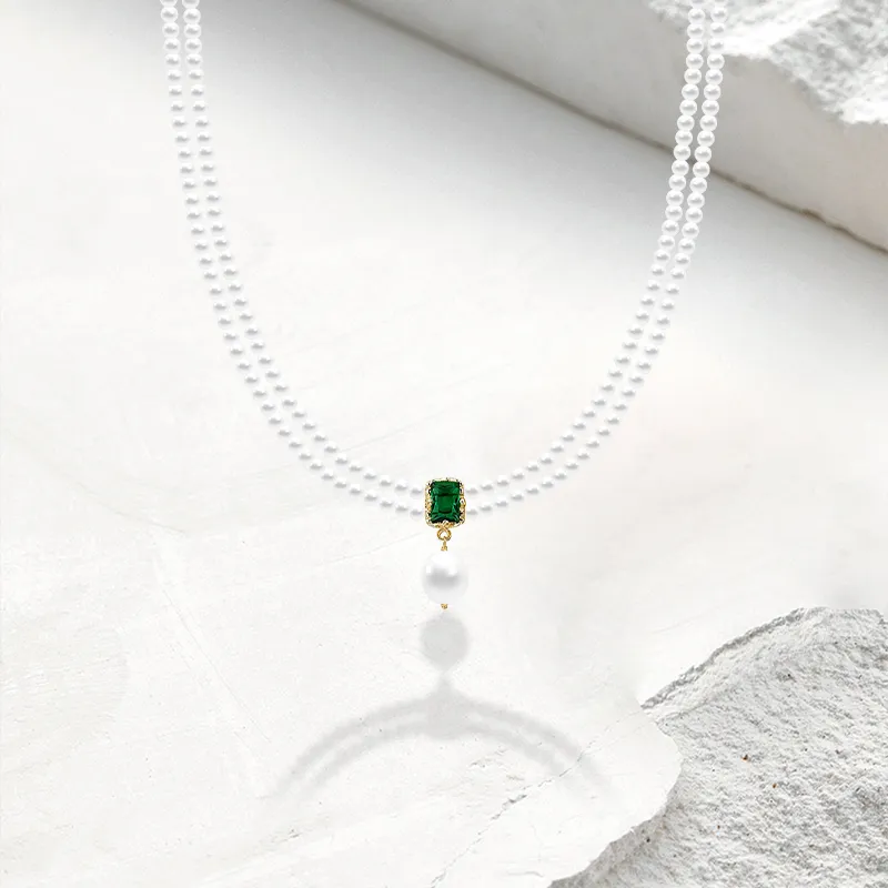 Cuz Strange Intention Zircon Necklaces Women's-2