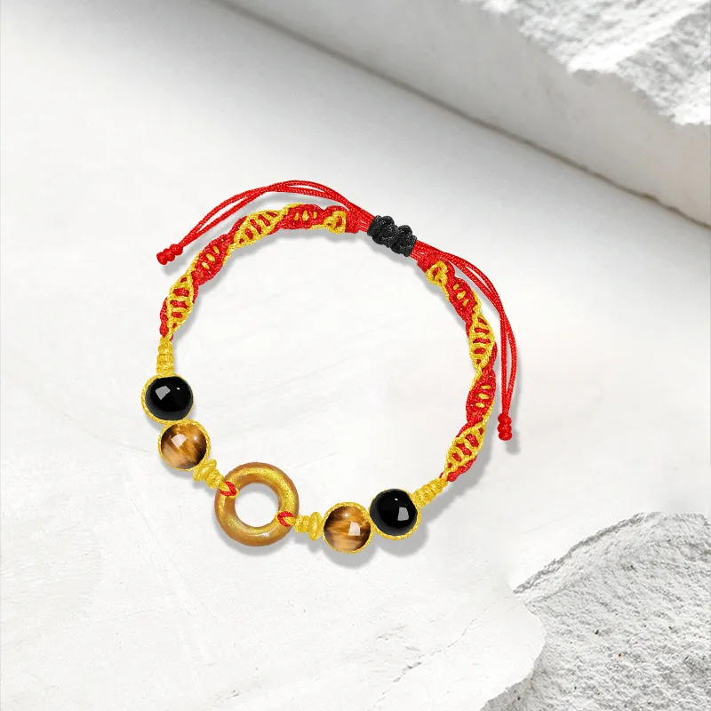 Cuz Strange Intention Glass Cat Eye Bracelets Unisex-1