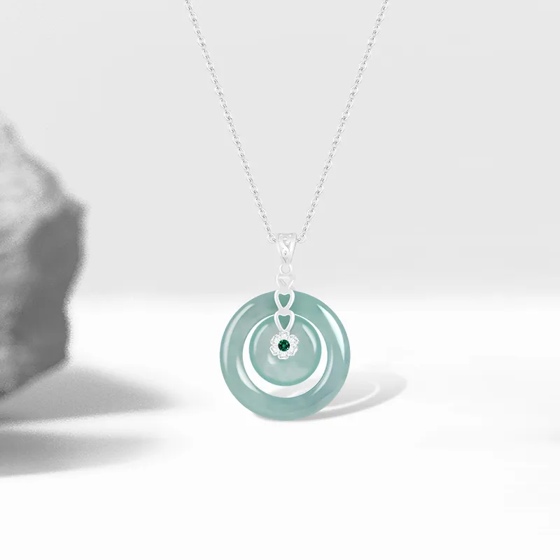 Cuz Strange Intention Bean Type Jadeite Necklaces Women's-1