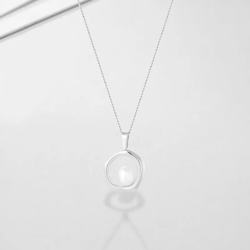 Cuz Strange Intention Shell Pearl Necklaces Women's-2