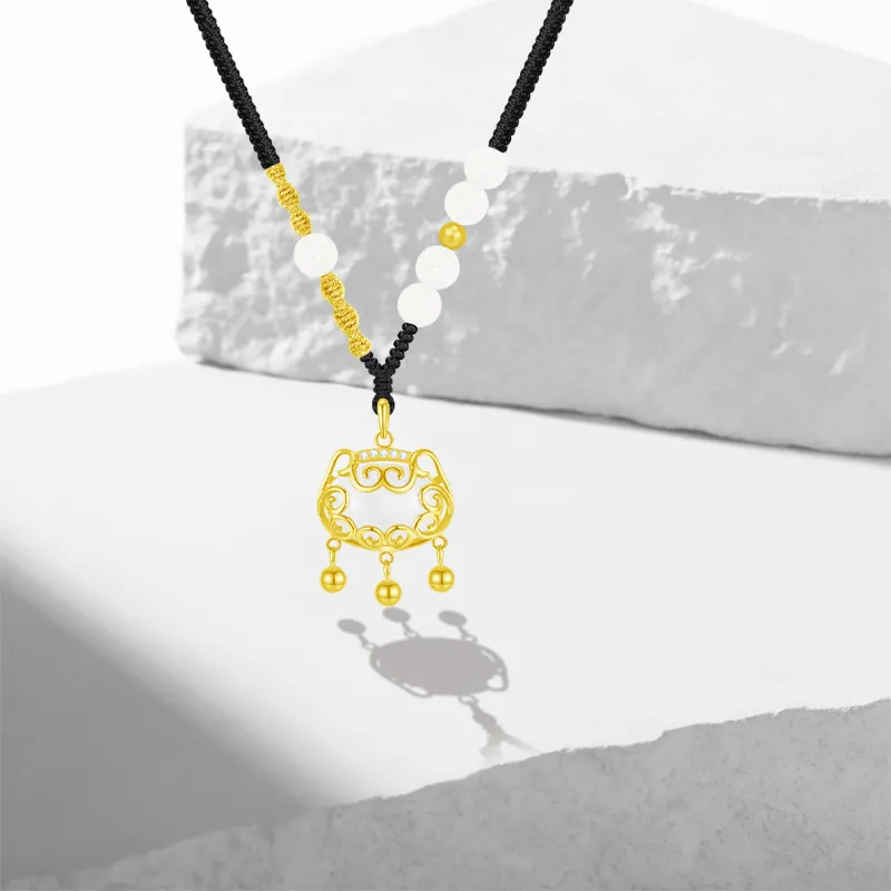 Cuz Strange Intention Agate Necklaces Unisex-2