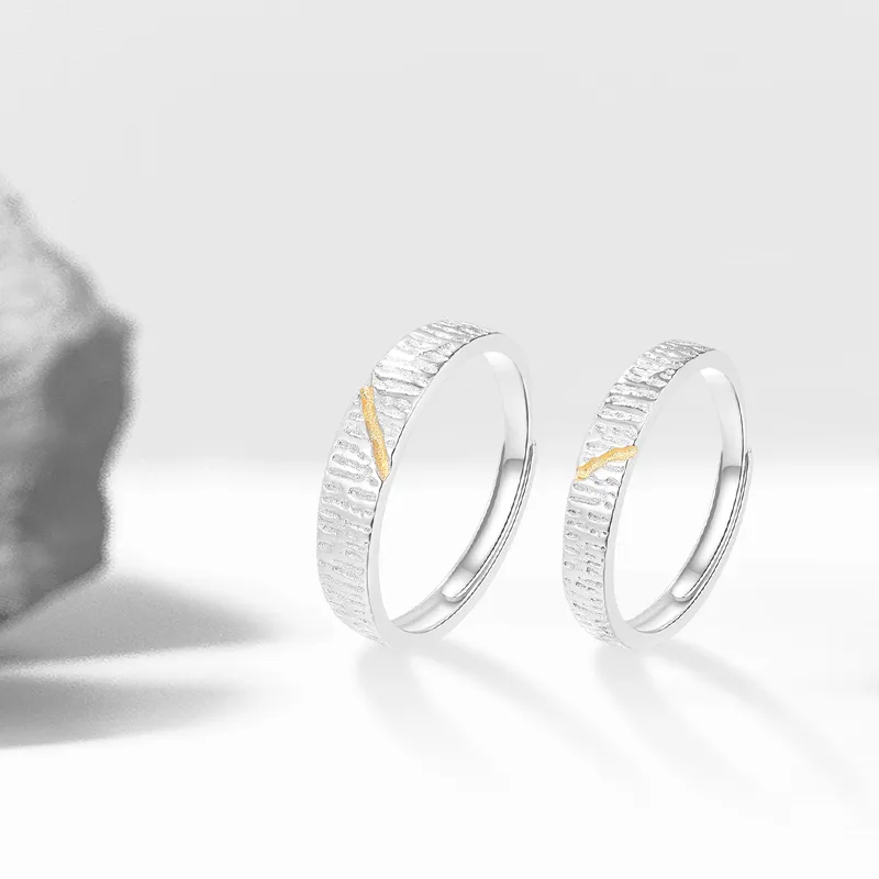 Cuz Strange Intention Zircon Rings Unisex-2