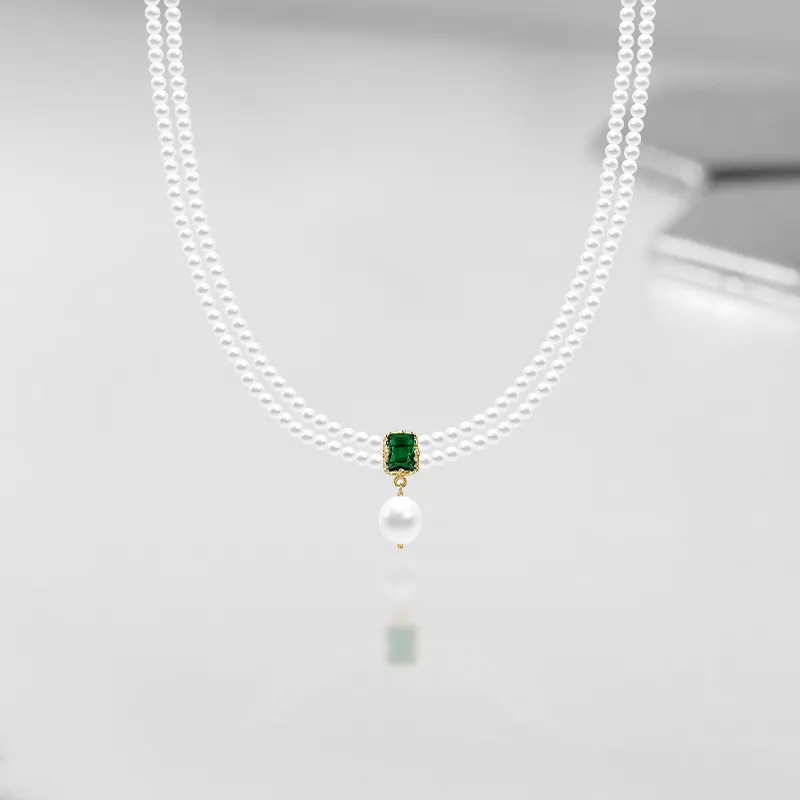 Cuz Strange Intention Zircon Necklaces Women's-1