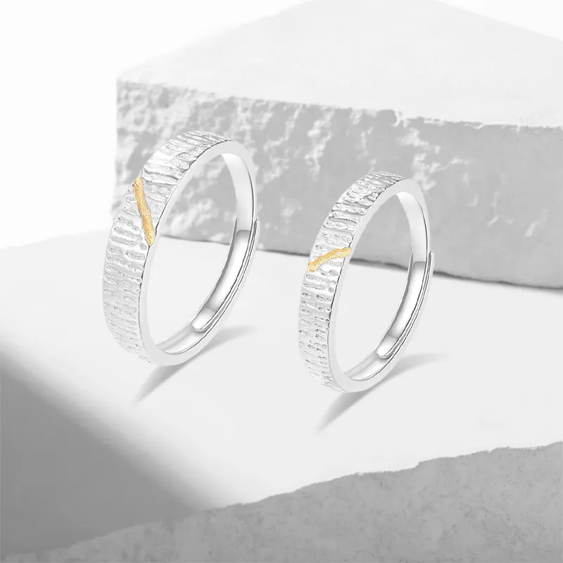 Cuz Strange Intention Zircon Rings Unisex-1