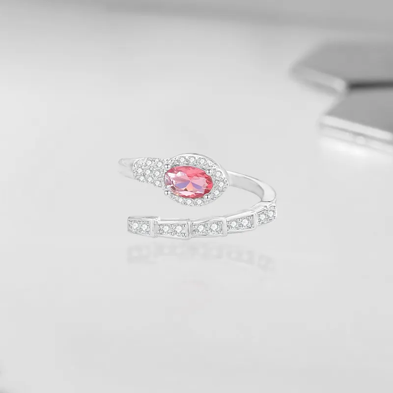 Cuz Strange Intention Zircon Rings Unisex-2