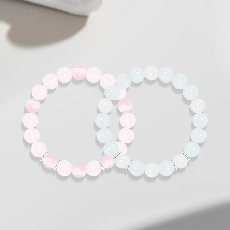 Cuz Strange Intention Chalcedony Bracelets Unisex-1