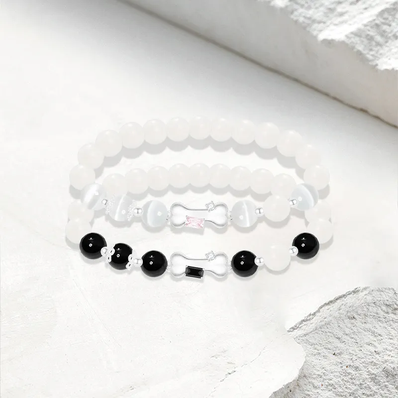 Cuz Strange Intention White Jade Bodhi Bracelets Unisex-4