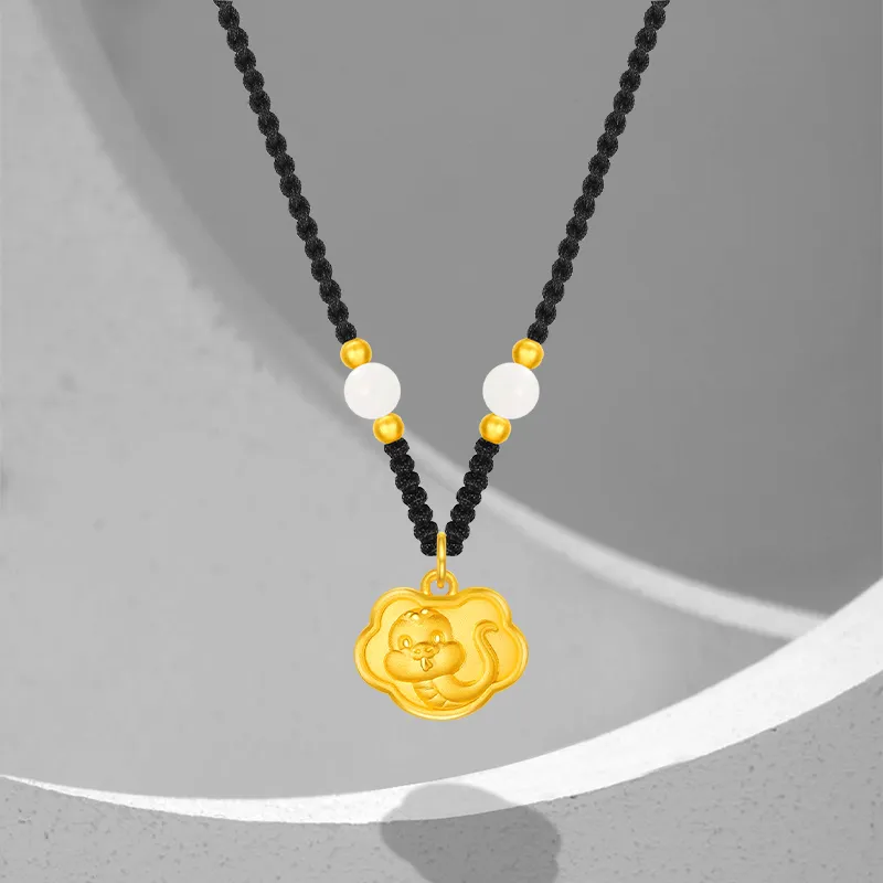 Cuz Strange Intention Fabric Necklaces Unisex-2