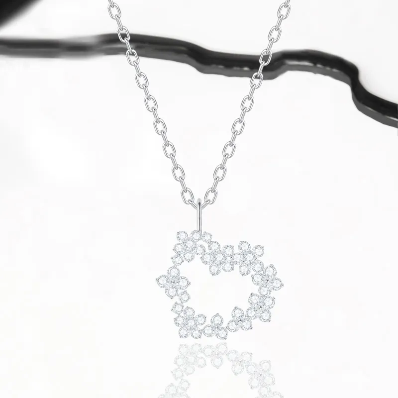 Cuz Strange Intention Zircon Necklaces Women's-1