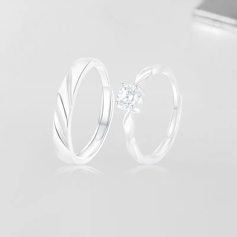Cuz Strange Intention S999 Fine Silver Rings Unisex-2
