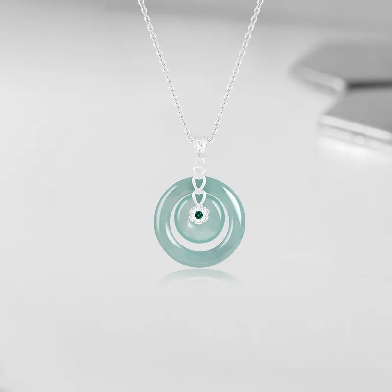Cuz Strange Intention Bean Type Jadeite Necklaces Women's-2