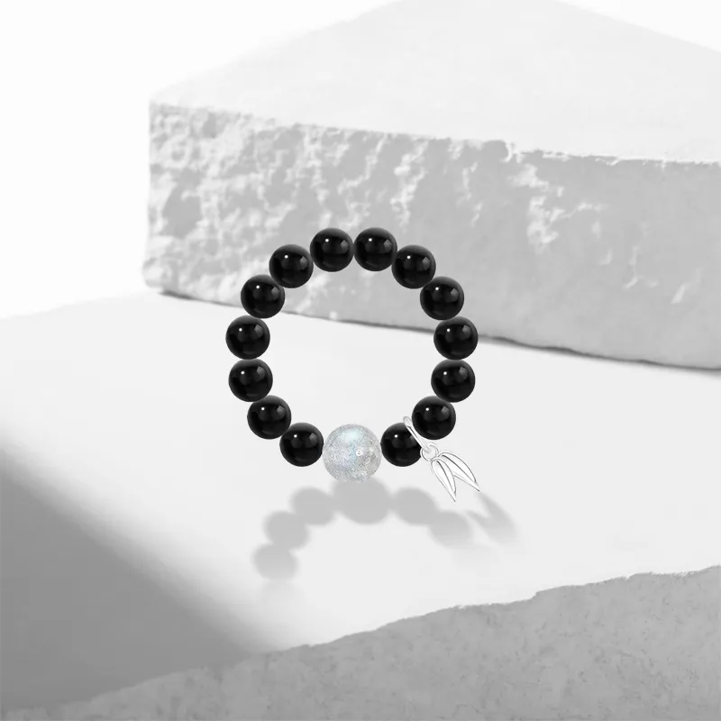 Cuz Strange Intention Chalcedony Jade Rings Unisex-2