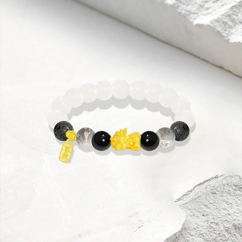 Cuz Strange Intention White Jade Bodhi Bracelets Unisex-1