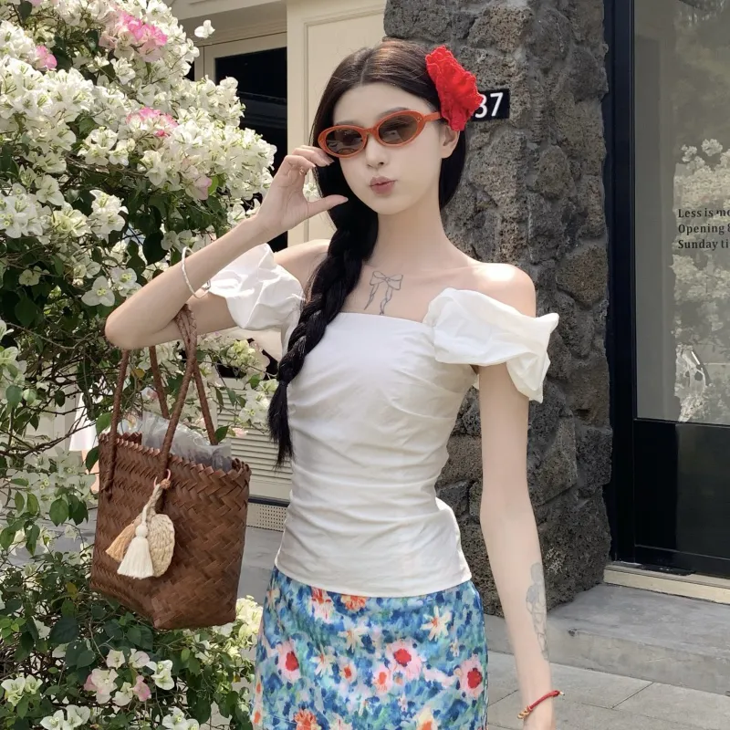BEAUTIFUL CONFESSION Skirt Set Women's White-3