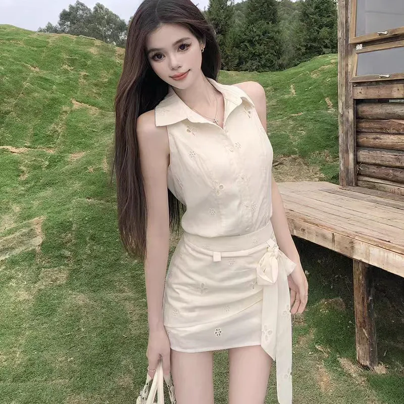 BEAUTIFUL CONFESSION Skirt Set Women's-3
