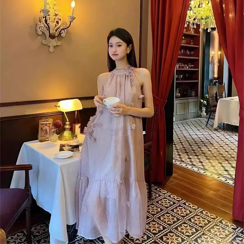 BEAUTIFUL CONFESSION Sleeveless Dress Women's Purple-2